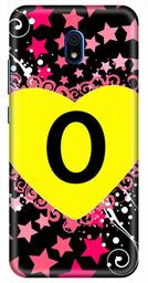 Amazon Brand - Solimo Designer Heart Pattern Alphabet-O 3D Printed Hard Back Case Mobile Cover for Xiaomi Redmi 8A