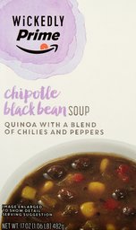 Wickedly Prime Chipotle Black Bean Soup, 17 Ounce