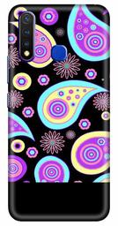 Amazon Brand - Solimo Designer Violet Pattern 3D Printed Hard Back Case Mobile Cover for Vivo Y19 / Vivo U20