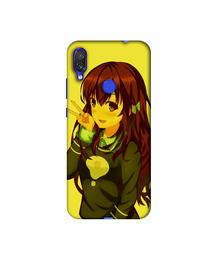 Amazon Brand - Solimo Designer DJ Girl Vector 3D Printed Hard Back Case Mobile Cover for Xiaomi Redmi Note 7S