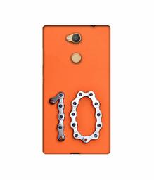 Amazon Brand - Solimo Designer Number Ten 3D Printed Hard Back Case Mobile Cover for Sony Xperia L2