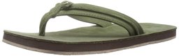 Amazon Brand - 206 Collective Women's Alki Flip Flop, Olive, 12 B US