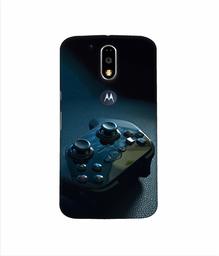 Amazon Brand - Solimo Designer Game Remote 3D Printed Hard Back Case Mobile Cover for Motorola Moto G4 Plus (with Logo Cut)