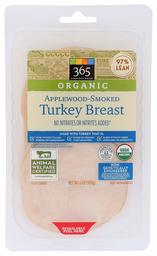 365 Everyday Value, Organic Applewood Smoked Turkey Breast, 6 oz