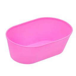 Amazon Brand - Solimo Rectangular Silicone Cupcake Mould, Pink