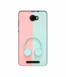 Amazon Brand - Solimo Designer Head Phone UV Printed Soft Back Case Mobile Cover for Karbonn K9 Viraat