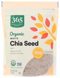 365 by Whole Foods Market, Organic Seeds, White Chia, 15 Ounce