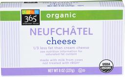 365 EVERYDAY VALUE Organic Neufchatel Cheese Bar, 8 OZ