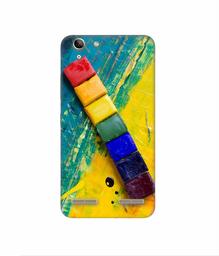 Amazon Brand - Solimo Designer Wax Color Blocks 3D Printed Hard Back Case Mobile Cover for Lenovo Vibe K5