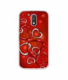 Amazon Brand - Solimo Designer Hearts UV Printed Soft Back Case Mobile Cover for Motorola Moto G4 Plus