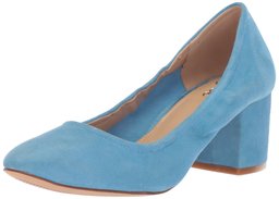 The Fix Amaya Scrunched Tacón para Mujer, Cielo Blue Suede, 11 B(M) US