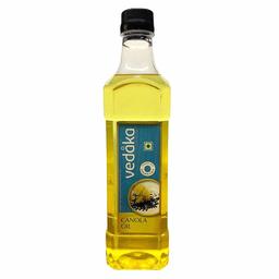 Amazon Brand - Vedaka Canola Oil Bottle, 1L