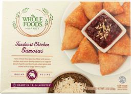 Whole Foods Market, Samosas, Tandoori Chicken, 8 ct, (Frozen)