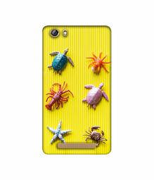 Amazon Brand - Solimo Designer Sea Animals 3D Printed Hard Back Case Mobile Cover for Gionee Marathon M5 lite