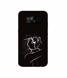 Amazon Brand - Solimo Designer Kissing Couple 3D Printed Hard Back Case Mobile Cover for Samsung Galaxy S8 Plus