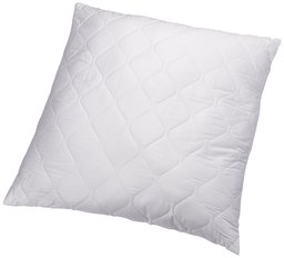 AmazonBasics Microfibre Cushion with Quilted Satin Cotton Cover