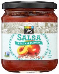 365 Everyday Value, Peach & Mango Salsa, 16 oz