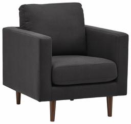 Amazon Brand – Rivet Revolve Modern Upholstered Armchair with Tapered Legs, 33