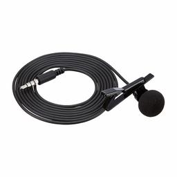 AmazonBasics Lapel Microphone Omnidirectional Microphone, Black