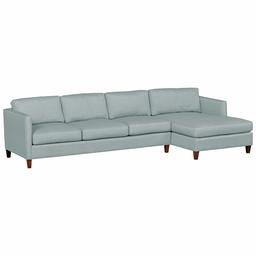 Amazon Brand – Stone & Beam Andover Modern Right Chaise Sofa Sectional, 126