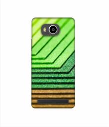 Amazon Brand - Solimo Designer Green Shad Texture 3D Printed Hard Back Case Mobile Cover for Lenovo A7700