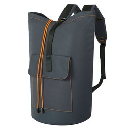 UMI Bolsa de Lavandería Grande Con Mochila Para Colgar en el Bolsillo Bolsa de Cesto de la Ropa Correas de Hombro Ajustables Bolsa de Almacenamiento de Viaje Dormitorio Impermeable Para Collage Gris