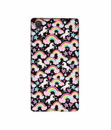 Amazon Brand - Solimo Designer Unicorn Texture 3D Printed Hard Back Case Mobile Cover for Oneplus X