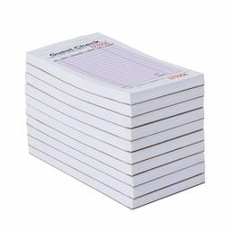 AmazonCommercial Guest Check, Single Part Book, Pink, 3-2/5