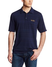 Amazon Gear Men's Drytec Tonal Striped Polo