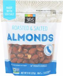 365 Everyday Value, Almonds, Roasted & Salted, 8 oz