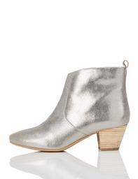 find. Women's Casual Western Cowboy Boots, Silber (Dusted Foil), 5 UK