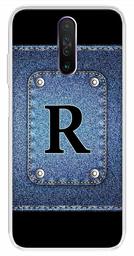 Amazon Brand - Solimo Designer Multicolor Button Jeans Alphabet-R Printed Soft Back Case Mobile Cover for Poco X2 / Xiaomi Redmi K30