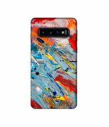 Amazon Brand - Solimo Designer Colour Texture 3D Printed Hard Back Case Mobile Cover for Samsung Galaxy S10