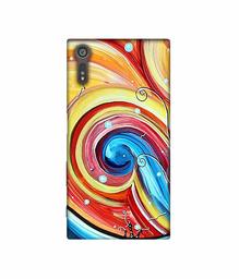 Amazon Brand - Solimo Designer Abstarct Color Mixing 3D Printed Hard Back Case Mobile Cover for Sony Xperia XZ Dual