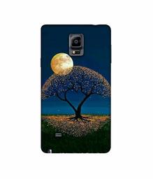 Amazon Brand - Solimo Designer Dark Night View 3D Printed Hard Back Case Mobile Cover for Samsung Galaxy Note 4