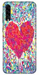 Amazon Brand - Solimo Designer Heart Design 3D Printed Hard Back Case Mobile Cover for Samsung Galaxy A50s