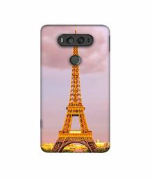 Amazon Brand - Solimo Designer Eiffel Tower Paris 3D Printed Hard Back Case Mobile Cover for LG V20