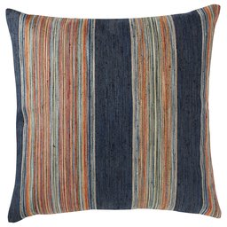 Amazon Brand – Rivet Bohemian Stripe Decorative Pillow, 17