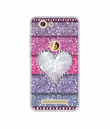 Amazon Brand - Solimo Designer Stone Heart UV Printed Soft Back Case Mobile Cover for Gionee F103 Pro