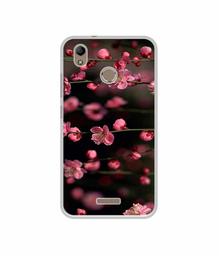 Amazon Brand - Solimo Designer Pink Flowers UV Printed Soft Back Case Mobile Cover for Infocus Turbo 5