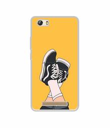 Amazon Brand - Solimo Designer Boy Shoes Pattern UV Printed Soft Back Case Mobile Cover for Gionee Marathon M5 lite