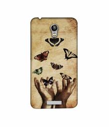 Amazon Brand - Solimo Designer Butterflies 3D Printed Hard Back Case Mobile Cover for Micromax Canvas Spark Q380