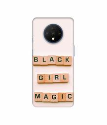 Amazon Brand - Solimo Designer Black Girl Magic 3D Printed Hard Back Case Mobile Cover for OnePlus 7T