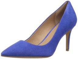 206 Collective Amazon Brand Women's Mercer Dress Pump, Cobalt Blue Suede, 5.5 B US