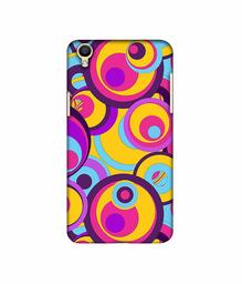 Amazon Brand - Solimo Designer Multicolor Circle 3D Printed Hard Back Case Mobile Cover for Oppo F1 Plus