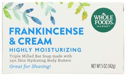 Whole Foods Market, Triple Milled Soap, Frankincense & Cream, Highly Moisturizing, 5 oz