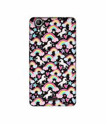 Amazon Brand - Solimo Designer Unicorn Texture 3D Printed Hard Back Case Mobile Cover for Micromax Canvas Selfie 2 Q340