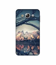 Amazon Brand - Solimo Designer Tree Reflextion 3D Printed Hard Back Case Mobile Cover for Samsung Galaxy E5