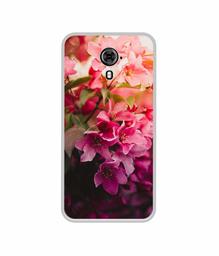 Amazon Brand - Solimo Designer Blossom Weather UV Printed Soft Back Case Mobile Cover for Micromax Yu Yureka Black