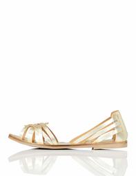 find. Women's Darling-01W3-003 Open Toe Sandals, Gold, US-0 / Asia Size s